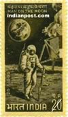 ASTRONAUT ON MOON 0601 Indian Post