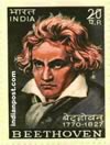 LUDWING VAN BEETHOVEN 0627 Indian Post