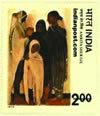 HILL WOMAN, AMRITA SHER GIL 0885 Indian Post