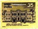 SCOTTISH CHURCH COLLEGE CALCUTTA 0981 Indian Post