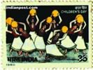DANCING CHILDREN 0988 Indian Post