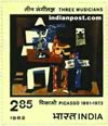 THREE MUSICIANS 1037 Indian Post
