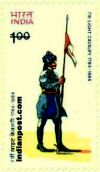 LANCER IN CEREMONIAL UNIFORM 1110 Indian Post