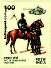 TROOPERS IN CEREMONIAL UNIFORM AND TANK 1111 Indian Post