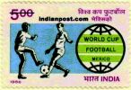 TWO FOOTBALLERS 1190 Indian Post