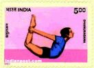 DHANURASANA 1489 Indian Post