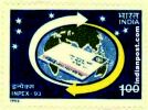 INPEX-93, SPEED POST 1560 Indian Post