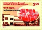 CALCUTTA BLIND SCHOOL 1608 Indian Post